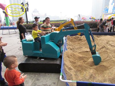 兒童挖掘機游樂市場的吸金神器